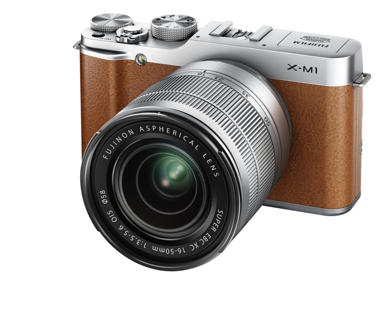 Wygląd Fujifilm X-M1 nawiązuje do starych, analogowych aparatów