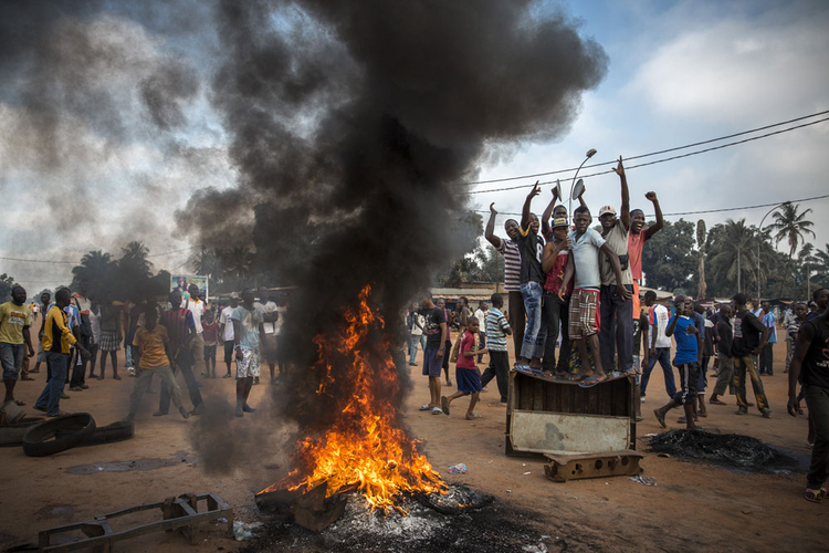 II nagroda w kat. General News - zdjęcie pojedyncze, "Chaos in Central African Republic", fot. William Daniels  