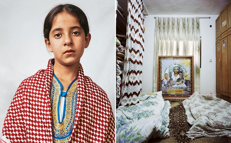 Douha, 10 lat, Hebron, West Bank; z cyklu "Where Children Sleep", fot. James Mollison