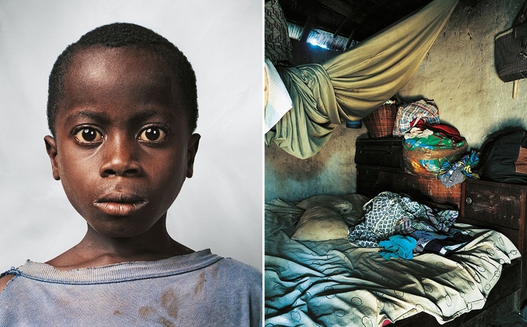 Anonim, 9 lat, Wybrzeże Kości Słoniowej; z cyklu "Where Children Sleep", fot. James Mollison