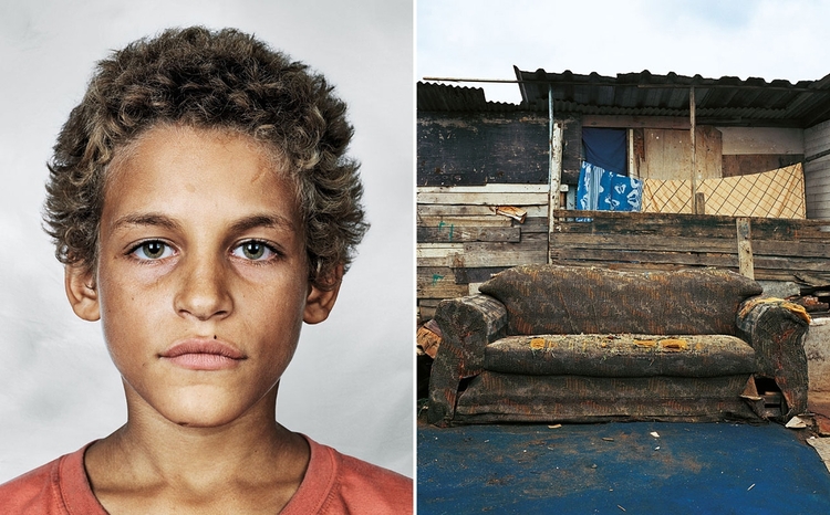 Alex, 9 lat, Rio de Janeiro, Brazylia; z cyklu "Where Children Sleep", fot. James Mollison