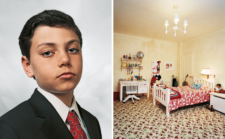 Jamie, 9 lat, Nowy Jork, USA; z cyklu "Where Children Sleep", fot. James Mollison