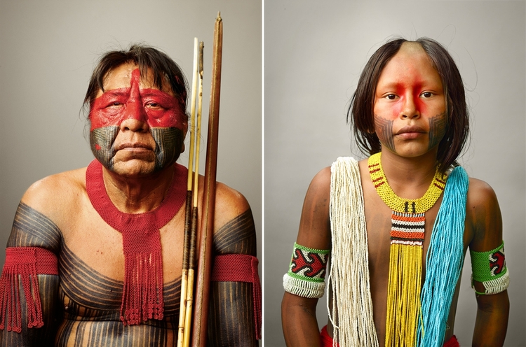 Mistrz portretu, Martin Schoeller, fotografuje Indian w Amazonii [wideo]