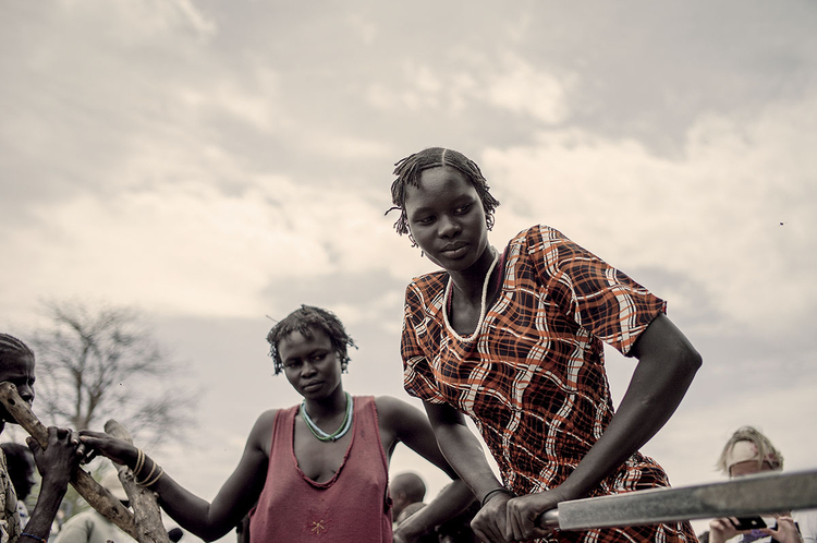 Sudan Południowy. Rok 2011."Wraz z PAH odwiedzamy wioski i osady tego najmłodszego kraju na świecie", fot. Bart Pogoda