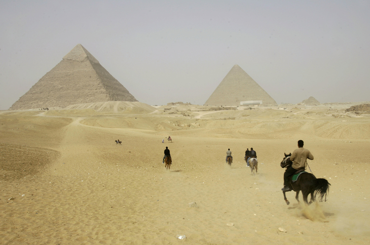 Piramidy egipskie; fot. AP