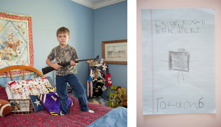 "Boję się wilkołaków". Tatum, lat 6; fot. An-Sofie Kesteleyn